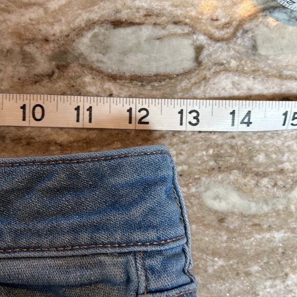 American Eagle Skinny Jeans women’s Size 00 Short Mid Rise Jegging - Picture 8 of 10